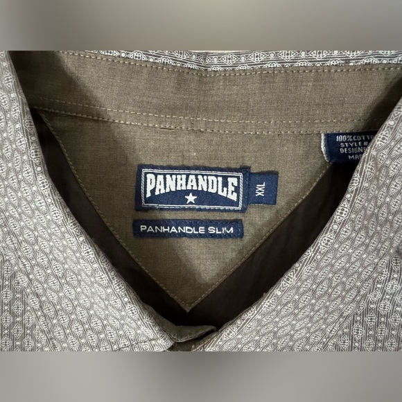 Panhandle Slim Western Pearl Snap Shirt Long Sleeve Men’s XXL Geometric Cowboy - Picture 5 of 13